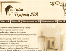 Tablet Screenshot of fryzjerspa.pl